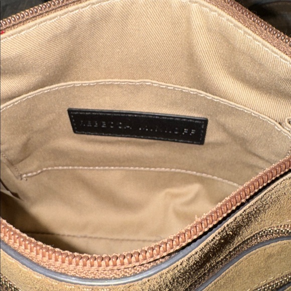 Rebecca Minkoff Avery Brown Suede Crossbody EUC - Picture 11 of 17